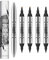 microblading augenbrauenstift wasserdicht, 2-in-1augenbra uenstift und eyeliner braun Quick Dryinglanglebig und für das tägliche Make-up geeignet (01# hellbraun)