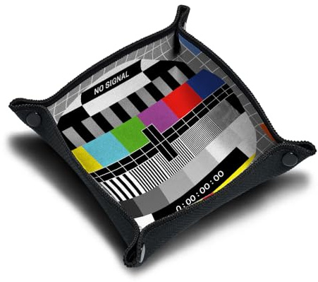 Piste de dés 21x21 cm - Plateau Pliable - Immersion Haute Qualité pour Jeu de Société - l'accessoire Parfait pour Vos Jeux - idéal pour Le Transport - incassable - imprimé en France (Signal)