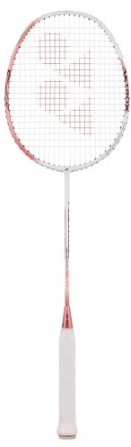YONEX Badmintonschläger Astrox 01 Ability – Perfekt für Einsteiger & Hobbyspieler - White/Pink