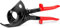 TINMAGI Coupe-câble à Cliquet Jusqu'à 400 mm², Coupeur de Câble 280 mm HS520A, Levier à Dégagement Rapide, pour Câble en Cuivre Aluminium