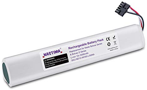 NASTIMA 12V 5000mAh Li-Ion Akku Ersatz Kompatibel mit Neato Botvac D Serie D85, D80, D75 und Botvac Serie 70e, 75, 80, 85