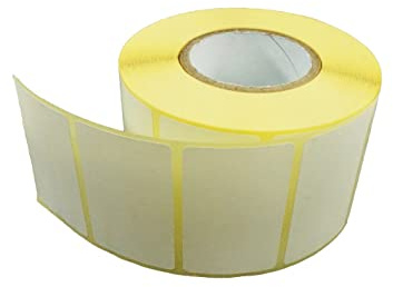 Netuno 1 rollo de etiquetas térmicas autoadhesivas blancas 50 x 30 mm núcleo de 40 mm 1000 unidades por rollo para impresoras envío códigos de barras precios cajas frascos logística embalaje casa