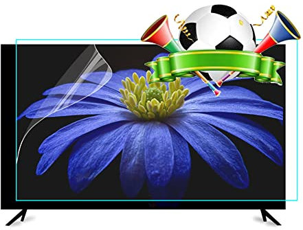 TV Skärmskydd Blå Ljus Glare Filter för Alla 75-85 tums Standard och Curved Display, Bildskärm Filter UV Blocker Shield Cover Ögonskydd Film,85inch 1902x1089mm