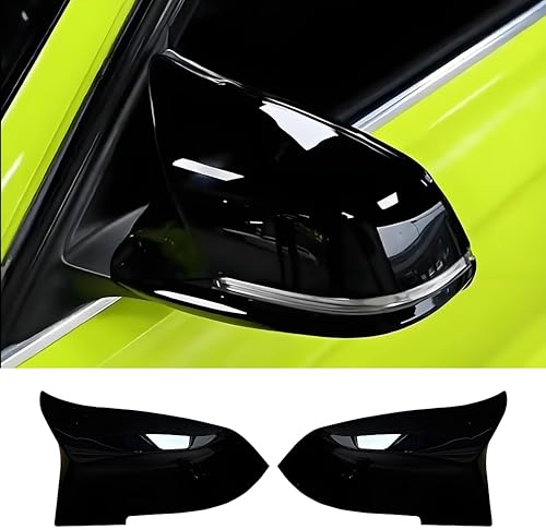 Hengjiayao 1 par de tapas de espejo retrovisor de coche para puerta de espejo retrovisor de repuesto para BMW F20 F21 F22 F23 F30 F31 F32 F33 F36 (For 1er 2er 3er 4er)
