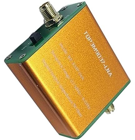 Yumin Amplificateur Portable Multifonction à Bande ComplèTe à Faible Bruit PréAmplificateur 100K-6GHz Amplificateur D'Antenne Radio