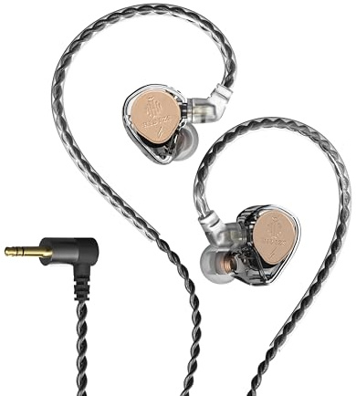 Hidizs ST2 Pro Auricular con cable IEM Intra-auriculares, monitor en la oreja, alta performance, doble circuito magnético dinámico, cable de 2 pines desmontables de 0,78 mm, clavija de 3,5 mm