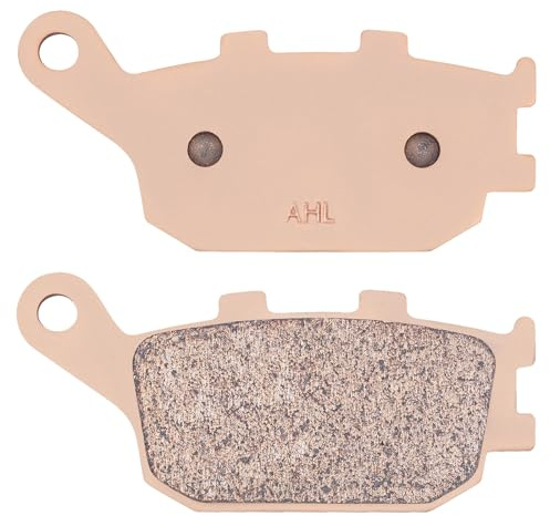 AHL Motocicleta Pastillas de Freno Trasero para Yamaha YZF R6 2003-2011(Cobre sinterizado)
