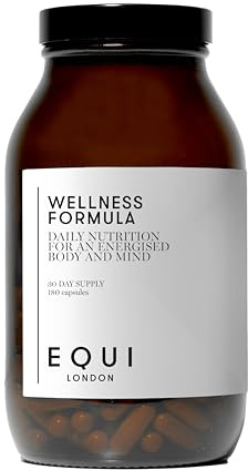 Equi Wellness Formula | All‑in‑One Advanced Multivitamin Supplement | Supports Gut Health, Energy, Immunity, Sleep | with Adaptogens, Probiotics & Antioxidants | Capsules | 30‑Day Supply