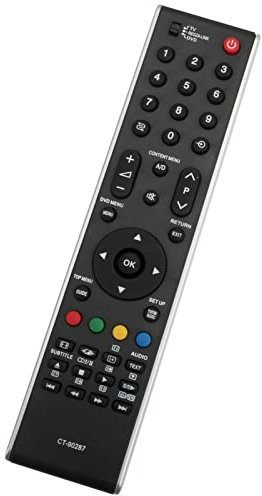 CT-90287 Remplacement de la télécommande Convient pour Toshiba Téléviseur LCD 32XV563 52XV565DG 32XV515DG 46XV565DG 42XV565D