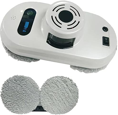 JINTAOMA White Window Cleaning Robot, Automatic Window Cleaner Robot, Robot Window Cleaner, Window Vacuum Cleaner with Auto Water Spray, Window Robot Cleaner.