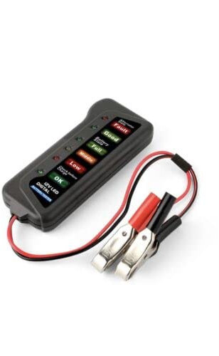 Digital Battery Tester 12V LED Indicator Light Car Van Motorcycle Battery Check