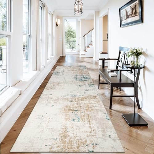 Homcomodar Alfombra Vinilica Pasillo 80x200cm Alfombras De Pasillo Largas Modernas Alfombra Entrada del Salón Lavable Antideslizante Alfombras De Habitacion