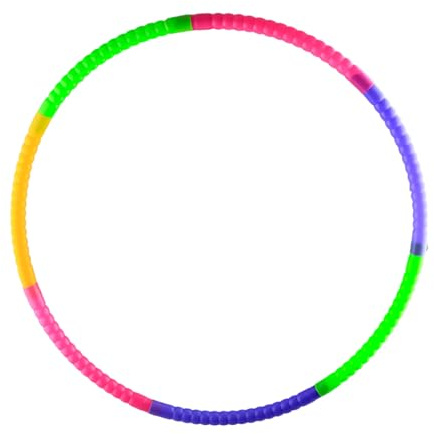 GroveEss Detachable Hula Hoop - 7 Sections Adjustable Weight and Size Exercise Equipment for Fitness, Gymnastics, Dance and Pet Training