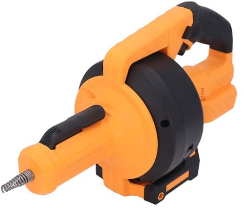 Masyrt Tarière électrique sans fil, outil de drainage de serpent de système hydraulique au lithium avec alimentation automatique, épilation électrique pour les eaux usées