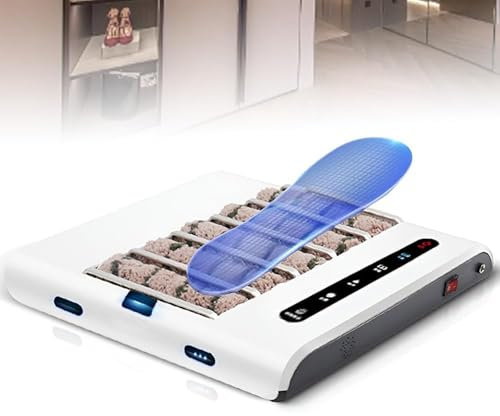 LSHFYV Machine de Nettoyage de Semelles de Chaussures, Brosse à Chaussures d'entrée Rechargeable 260 TR/Min, cireuse à Chaussures à Induction Automatique, Nettoyeur de Chaussures, Nettoyage sans Eau