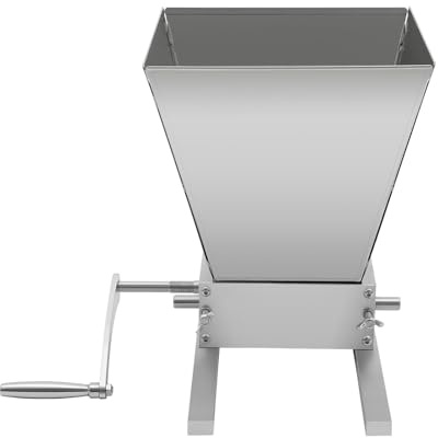 Repomanda Dual-Purpose Manual/Electric Spice Grain Mill Grinders for Kitchen 4L Adjustable 0-2.5mm Roller Gap for Barley Spice Grinder Stainless Steel Pulverizer for Milling Barley, Wheat