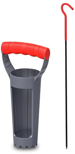 WEBBOMB sorkfälla V1 – giftfri och återanvändbar effektiv plastfälla för sork, klippmöss i trädgården, sork, klippmusfälla, fågelfälla (tillbehörsset, 1)