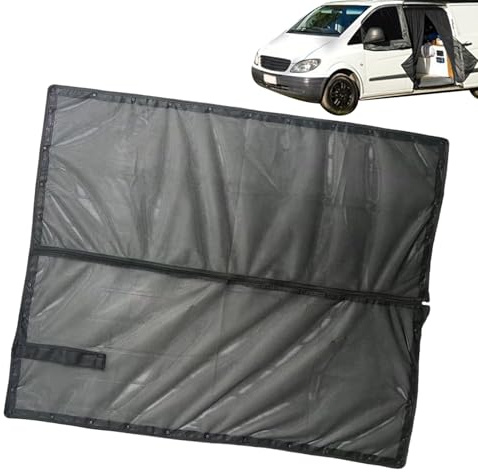 Genérico Pantalla de puerta magnética para furgoneta, red magnética antimoscas | red de protección contra moscas para puerta lateral de camping-Car | para camping viaje confort SUV coche