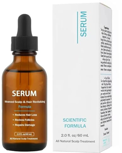 Dekohair Sérum para el Crecimiento Capilar, Tratamiento Avanzado para el Cuero Cabelludo, Fuerza y ​​Grosor, Repara Puntas Dañadas y Abiertas, Suave y Sedoso, para Todo Tipo de Cabello