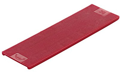 GLUSKE Bloques de acristalamiento GL-SV 100 x 28 x 6 mm, de plástico negro, 500 unidades, cuñas – espaciadores