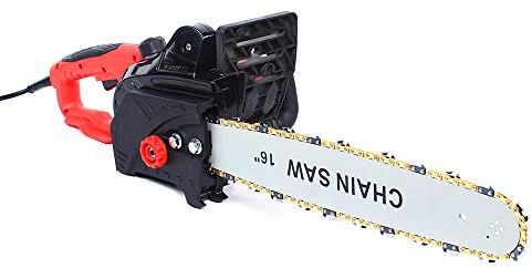 Kettensäge Elektrisch 16 Zoll 2000W Leistungsstarke Motorsäge Kabelgebundene Motorkettensäge Holzsäge Baumsäge Für Holz schneidearbeiten