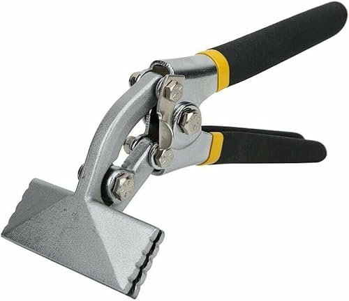 PRIMEGA Pince pour Plier La Tôle à La Main, Outil Manuel pour Pliage De Tôles, Pince à Sertir à Poignée Antidérapante, Pinces pour Plier Droit, Tout Acier Robuste, Pince à Plier en Acier 45#