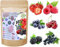 Govixed 1100+ Mezcla de Seis Tipos de Semillas de Frutas para Plantar, Fresa Frambuesa Mora Arándano Saúco Cereza, 6 Variedades Empaquetadas Individualmente para el Jardín del Hogar