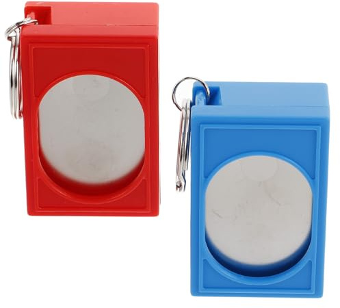 SEWACC Clicker per Addestramento Cani 2 Pezzi Rosso e Blu Clicker Leggero e Portatile per Cuccioli Strumento per Addestramento Animale Domestico e Correzione Comportamentale