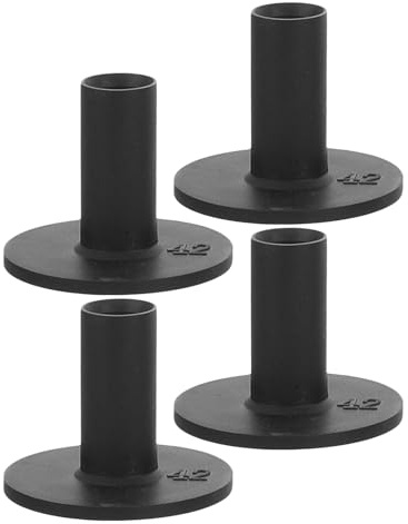 GALPADA Tees de Golf Diseño Estable y Portátiles Negro 4 de Silicona para Práctica y Campo de Entrenamiento de Golf Soporte Profesionales y Principiantes