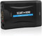 QGECEN Convertitore da Scart a HDMI, Adattatore Scart HDMI per TV STB VCR VHS DVD Xbox PS1 PS2 PS3 WII