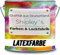 Shipley's Farben & Lackfabrik Latexfarbe Dispersionsfarbe strapazierfähige abwaschbare Wandfarbe in vielen exklusiven Farbtönen (2 l, Schwarz)