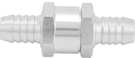 Envägs Inbyggd Backventil Backventil Luft Vatten Gas Backventil Aluminiumlegering för Bränsle Bensin Olja Bensin Vatten (12mm)