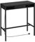 VASAGLE Bar Table, Pub Table with Charging Station and Movable Non-Woven Fabric Drawer, Hooks, 40 x 99.8 x 104.6 cm, Ebony Black LBT019B03