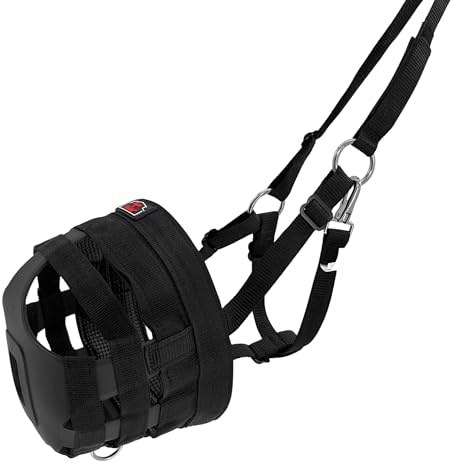 BARN & STABLE Horse Grazing Muzzle for Easy Breathe, Comfortable Muzzle Grazing for Horses with Adjustable Straps, Buckles, Suitable for Precaution of Laminitis
