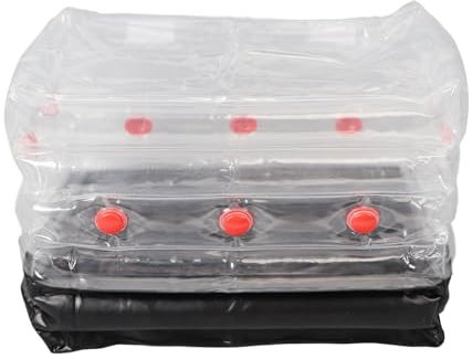 Kit de Monotubo de Hongos, Kit de Cultivo de Hongos Inflable con Tapones y Filtros, 18.1x9.4x11 Pulgadas