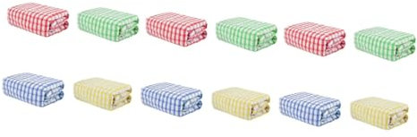 Beaupretty 12 Pezzi Canovaccio Asciugamano Salviette Pulite Piatto Di Pulizia Panno Salviette Per Lavare Il Piatto Stracci Per Lavare I Piatti Panni Per Lavare Piatto Scrubber Cucina