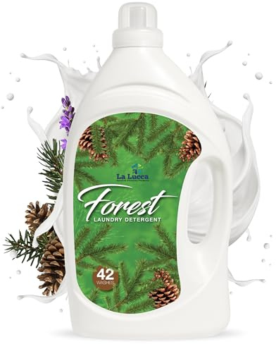 LaLucca Forest Concentrated Laundry Detergent | 42x Washes | Herbal Fragrance Clothes Washing Liquid | Spanish Washing Detergent | Long Lasting 3 Litre Laundry Liquid | Suitable For All Fabrics
