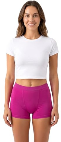 FLADY Heavy Flow Period Pants for Women – Holds 5 Tampons (35ml), Leakproof Overnight Boxer Shorts, Heavy Flow Menstrual Underwear, Washable & Reusable, Sizes S–XXL