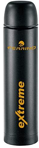 Ferrino Extreme Thermos Acciaio, Nero, 0.35