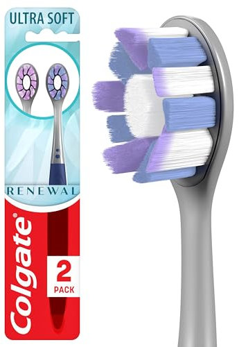Colgate Renewal - Cepillo de dientes manual, 2 unidades (paquete de 1), multicolor