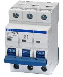 Disjoncteur 10 KA 3P, courbe D, 6A