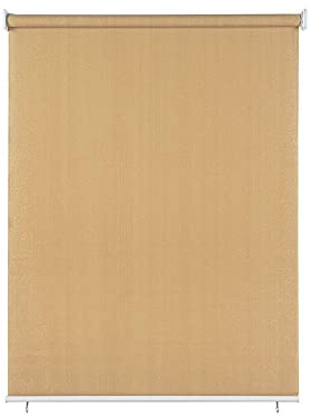 paramondo Außenrollo Senkrechtmarkise Sonnenschutz Sichtschutz für Balkon Terrasse, Freihängend, Reiß- & Wetterfest, Pflegeleicht, 240 x 240 cm (BXH) Sand