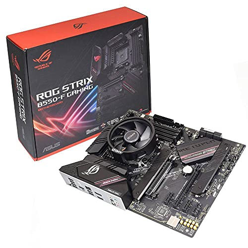 ADMI CPU Motherboard Bundle: AMD Ryzen 5 5600G 6 Core 4.4GHz Boost CPU, ASUS ROG Strix B550-F Gaming PCIe 4.0, dual M.2, ATX Motherboard, No RAM