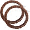 2 PCS Large Natural Grapevine Wreathes Vine Branch Wreath Christmas Rattan Wreath Hand-woven Rings Rattan Wreaths for DIY Wreath Xmas Halloween Easter Wall Hanging or Wedding Decors (30CM)