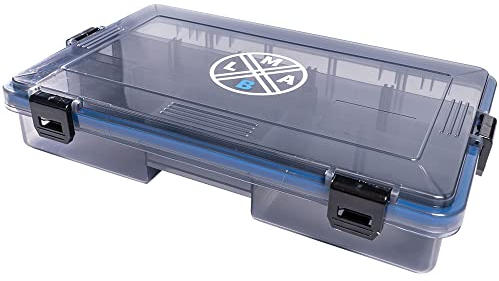 Angelbox LMAB Tackle Box Shallow, 3 Größen, Köderbox flach, wasserdicht (M - 27,5 x 18 x 5 cm)