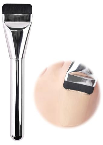 Flat Foundation Brush for Makeup Super Thin Blade Foundation Makeup Brush for Liquid Make Up Concealer Brush Foundation Contour Brushes