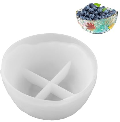 Silicone Casting Moulds and Bowls for Plaster, Epoxy Resin, Geometric Shapes, Fruit Trays, and Handmade Flower Pots