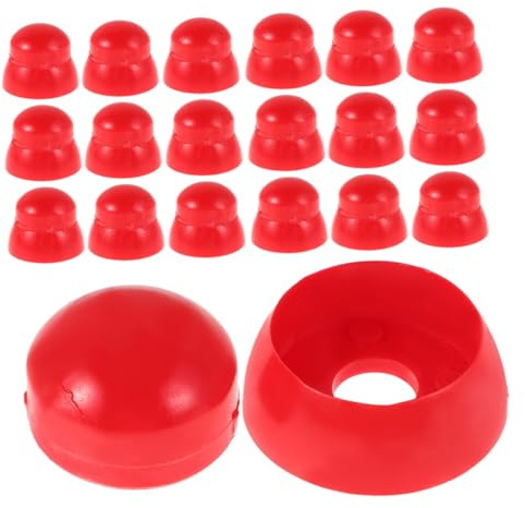 HEMOTON 30 St Plastskydd för Skruvar och Säkerhetslock för Lekplatsutrustning Barnvänliga Mutterskydd för Inomhus och Utomhusbruk Förhindrar och Förbättrar Lekmiljön