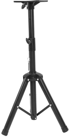 Cryfokt Projektor Stativ Stativ Stabil Justerbar Heavy Duty Fotografi Golvstativ för Projektorkamera Bärbar Högtalare, Bärbar Lättvikt Svart