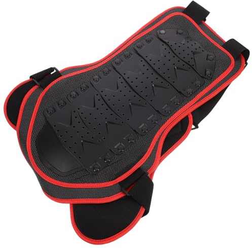 Kichvoe Gilet Protettivo per Ciclismo e Sport All'aperto, Armatura Ergonomica in PE + Eva Protezione Schiena e Cinghie Elastiche Regolabili Arancione Colore Casuale